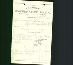 Bank Letterhead - Farmers' Co-Operative Bank