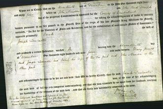 Deed by Married Women - Sarah Lancaster-Original Ancestry