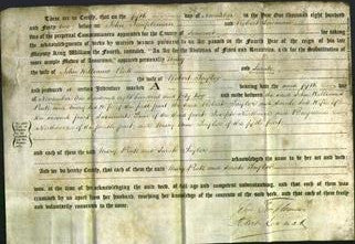 Deed by Married Women - Mary Pink and Sarah Taylor-Original Ancestry