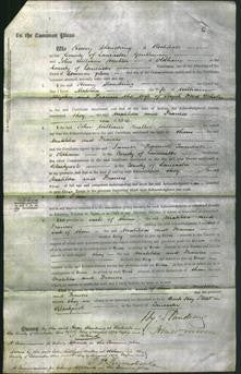 Court of Common Pleas - Matilda Stirzaker and Frances Scholes-Original Ancestry