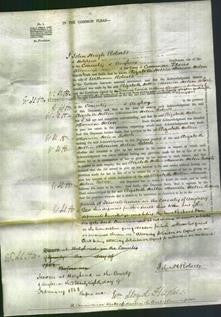 Court of Common Pleas - Elizabeth Hellin Helen Roberts-Original Ancestry