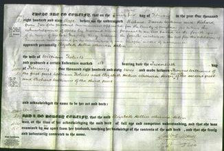 Deed by Married Women - Elizabeth Hellin Helen Roberts-Original Ancestry