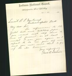 Letterhead - Indiana National Guard