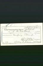 Wakefield, Massachusetts Payment Voucher - J W Mathews