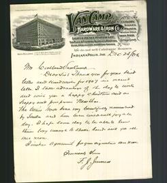 Letterhead - Van Camp Hardware & Iron Co.