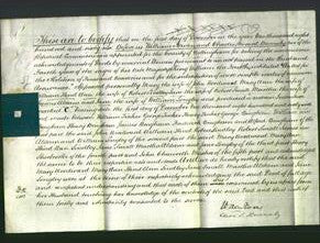 Deed by Married Women - Mary Woodward, Mary Ann Hind, Ann Lindley, Jane Small, Martha Aldam and Jane Longley-Original Ancestry