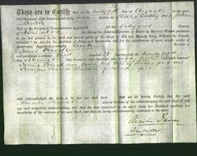Deed by Married Women - Sarah Pocock-Original Ancestry