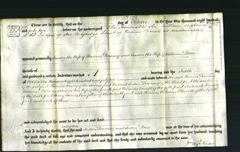 Deed by Married Women - Susan Downing and Susan Drew-Original Ancestry
