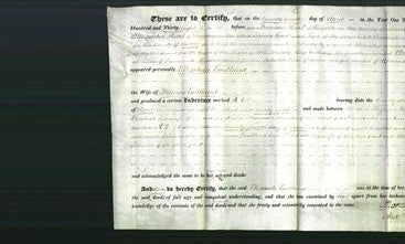 Deed by Married Women - Elizabeth Eastland-Original Ancestry