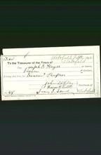Wakefield, Massachusetts Payment Voucher - Joseph E Hayes