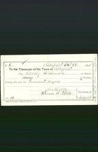 Wakefield, Massachusetts Payment Voucher - Crosby B Remick