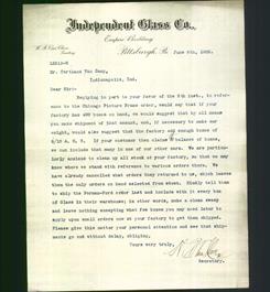 Letterhead - Independent Glass Co.
