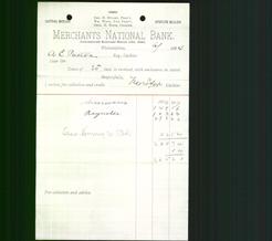 Bank Letterhead - Merchants National Bank