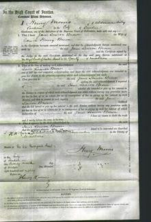 Court of Common Pleas - Jane Louisa Brown-Original Ancestry