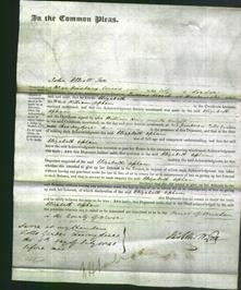 Court of Common Pleas - Elizabeth Upham-Original Ancestry