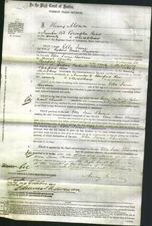 Court of Common Pleas - Ella Jane Burrow-Original Ancestry