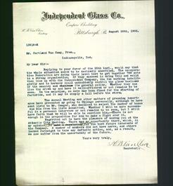 Letterhead - Independent Glass Co.