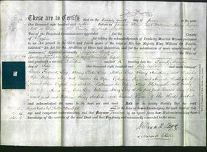Deed by Married Women - Augusta Caroline Payn, Matilda Catherine Griffith-Original Ancestry