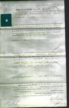 Deed by Married Women - Esther Wrigley Lees-Original Ancestry