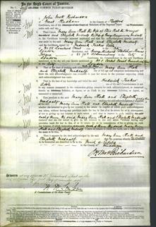 Court of Common Pleas - Mary Ann Hall and Elizabeth Medcalf-Original Ancestry