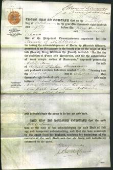 Deed by Married Women - Ella Jane Burrow-Original Ancestry