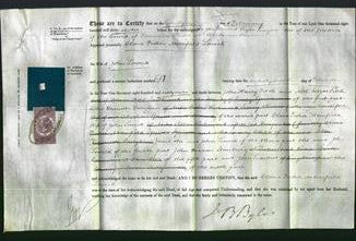 Deed by Married Women - Clara Fisher Merrifield Lowick-Original Ancestry