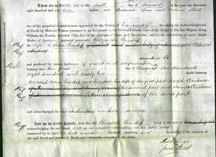 Deed by Married Women - Elizabeth Cundiff-Original Ancestry