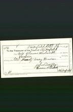 Wakefield, Massachusetts Payment Voucher - Mrs Thomas Wentworth