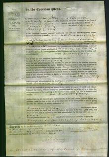 Court of Common Pleas - Frances Darby-Original Ancestry