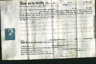 Deed by Married Women - Elizabeth Yeoward-Original Ancestry