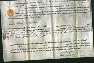 Deed by Married Women - Dinah Birch-Original Ancestry