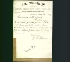 Business Letterhead - J. L. Weaver
