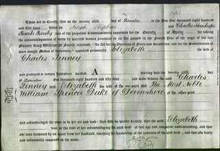 Deed by Married Women - Elizabeth Finney-Original Ancestry