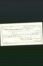 Wakefield, Massachusetts Payment Voucher - W S Davis