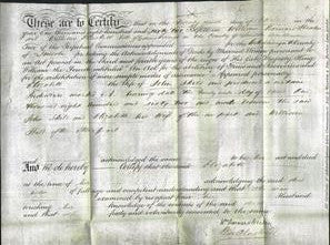 Deed by Married Women - Elizabeth Skill-Original Ancestry