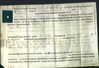 Deed by Married Women - Elizabeth Beaman-Original Ancestry