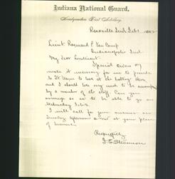 Letterhead - Indiana National Guard