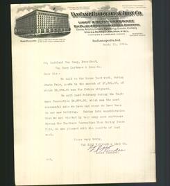 Letterhead - Van Camp Hardware & Iron Co.