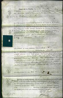 Deed by Married Women - Emma Greenhalgh and Anne Collins Rowland-Original Ancestry