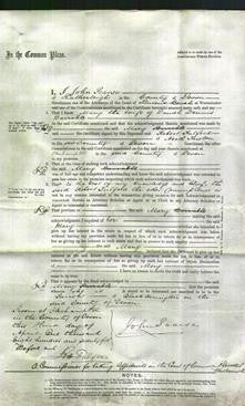 Court of Common Pleas - Mary Barrable-Original Ancestry