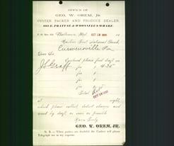 Business Letterhead - George W. Orem Jr