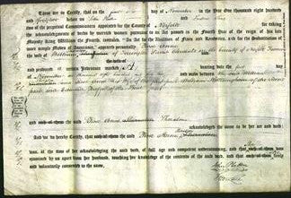Deed by Married Women - Rose Anne Sheraton-Original Ancestry