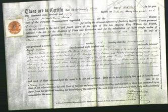 Deed by Married Women - Mary Whiteford, Anna Wood-Original Ancestry