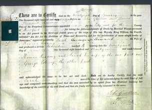 Deed by Married Women - Sarah Redding-Original Ancestry