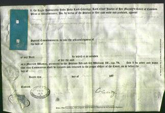 Appointment of Special Commissioners - Thomas Charles Harwood, Frederick Rupert Pincott, John Longville Price and Thomas Hamlet Taylor-Original Ancestry