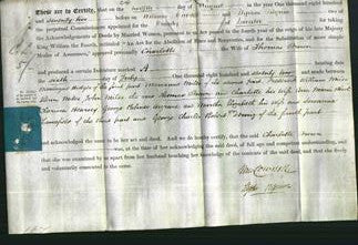 Deed by Married Women - Charlotte Brown-Original Ancestry