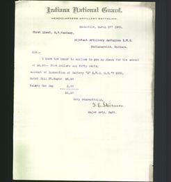 Letterhead - Indiana National Guard