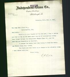 Letterhead - Independent Window Glass Co.