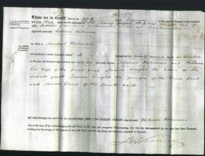 Deed by Married Women - Rebecca Robinson-Original Ancestry
