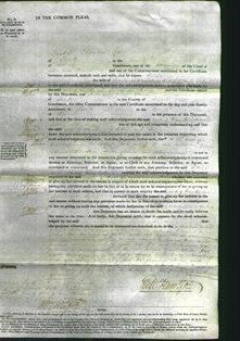 Court of Common Pleas - Selma North and Mary Osborn-Original Ancestry